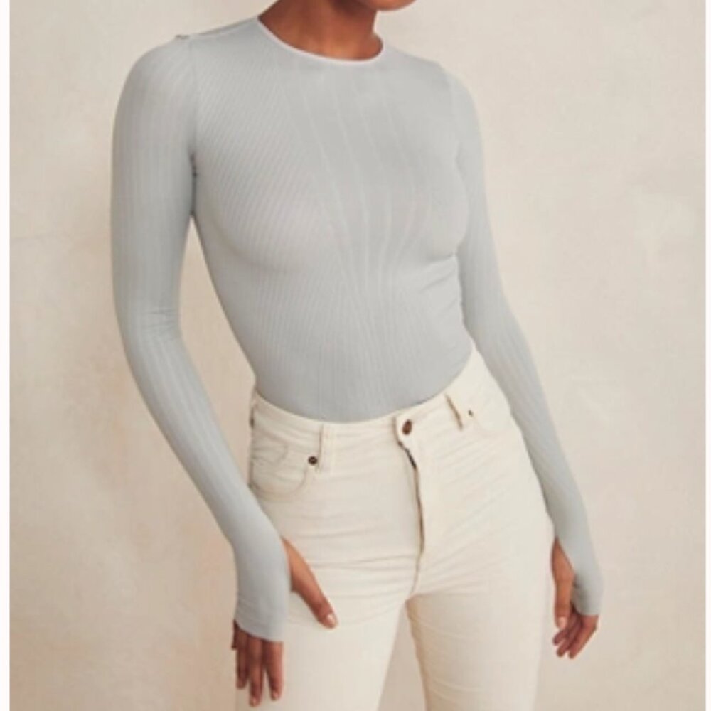 Free People Intimately- Seams To Me Seamless Bodysuit - M/L